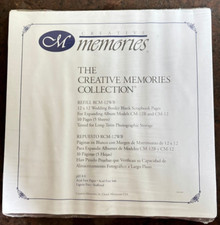 New Creative Memories 12X12 Wedding Border Blank Album 10 Page Refill RCM-12WB