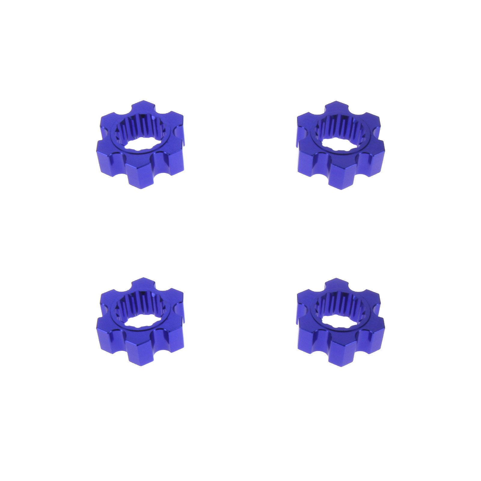 Traxxas X-Maxx Monster Truck Alloy Hex Adaptor, Blue Atomik RC Replaces TRX 7756