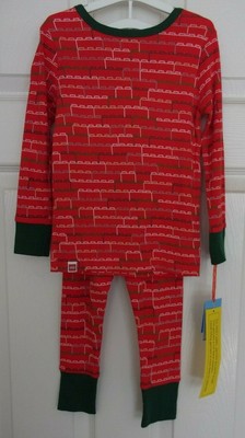 NWT-Lego for Target 2 pc. Infant Pajamas-Stacked Brick Red Knit-Size 18 M/Month