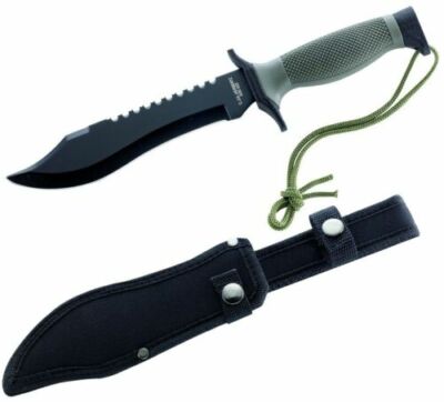 Schweres 30,5cm Herbertz Gürtelmesser Bowie Messer Stahl AISI 420 Stahl Machete