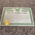 1928  Rapid Transit Corporation  Stock Certificate Shares — photo 1