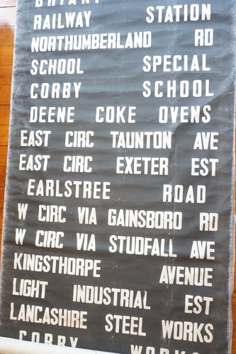 Northampton Area Bus Tram Destination Linen Blind Huge - Over 16m! - Picture 3 of 8