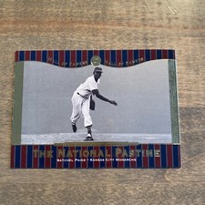 2001 UD Hall of Famers National Pastime #74 Satchel Paige Baseball Card A9