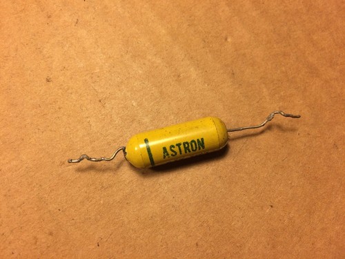 Vintage Astron .047 uf 400v Mustard Capacitor Guitar Tube Amp Tone Cap (qty avai - Picture 4 of 11