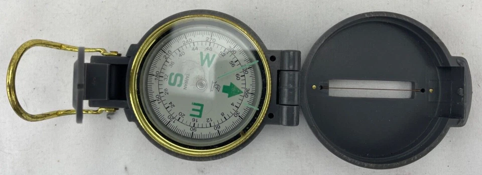 Линзовый компас Coleman Engineer подержанный рабочий для кемпинга походов ориентирования - Изображение 4 из 4