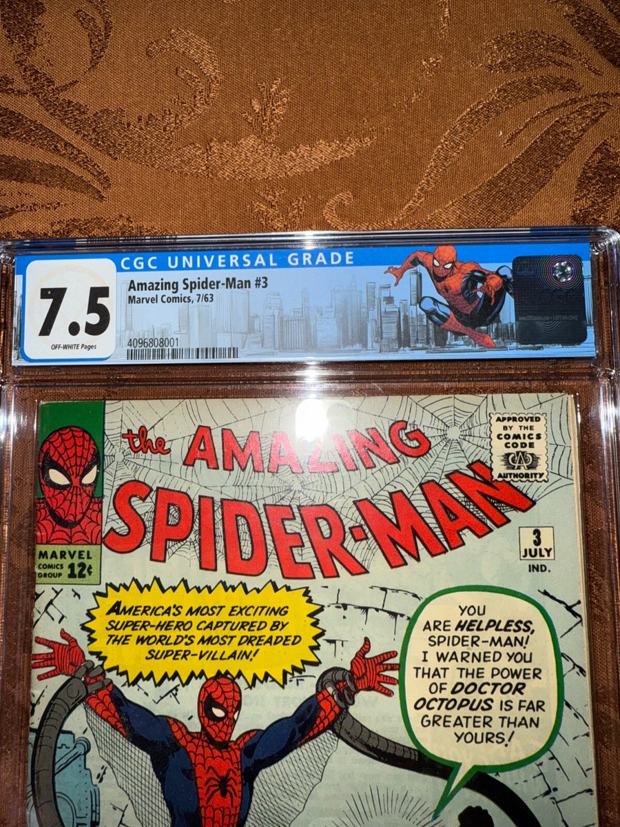 Amazing Spider-Man 3 CGC 7.5 OWP 1st Doctor Octopus*****KEY ISSUE