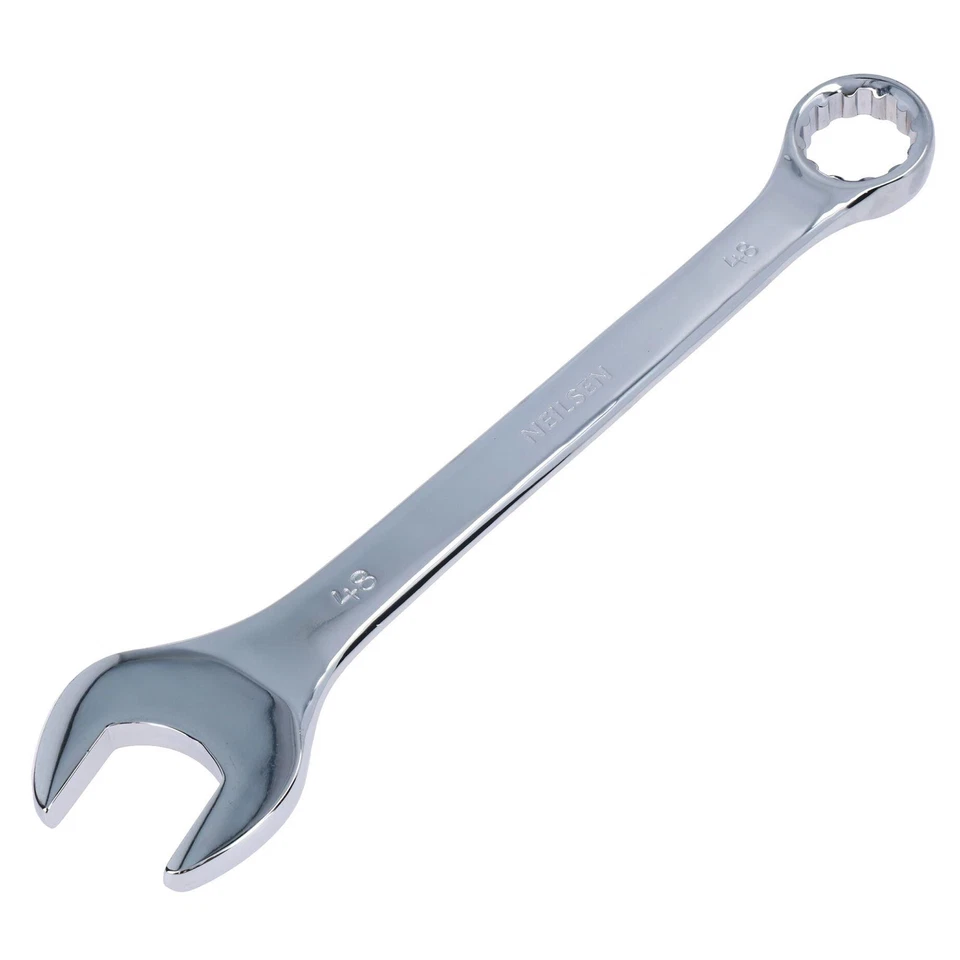 AB TOOLS Metric Combination Combo Ring Spanner Wrench Extra Long Bi-Hex 33mm – 48mm