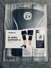Rehband Knee Sleeve 105360-50 5MM Neoprene Size Large Junior Unisex Knee Support