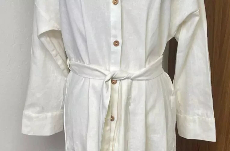ZARA Women's Cream Linen Dress Sz S NWT | eBay