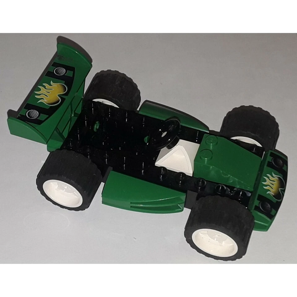LEGO 4608 Lote de piezas de ladrillos y bloques coche verde 30639 ruedas 30642 Jack Stone Set Foto 2 de 4