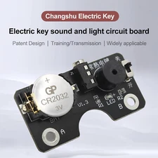 Morse Code CW Transmission Training Key Sound Light Circuit Board For Manual Key