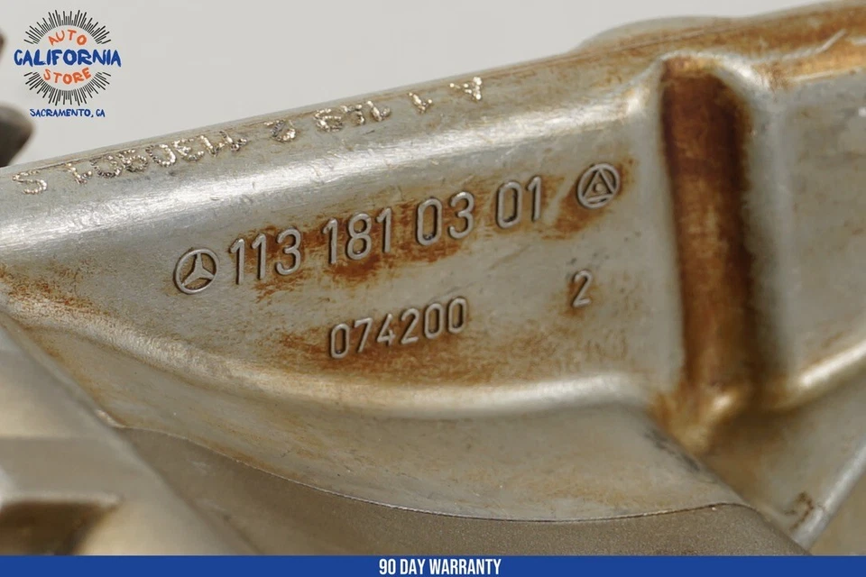 Bomba de óleo do motor 03-06 Mercedes W219 CLS500 CLK500 E500 1131810301 FABRICANTE DE EQUIPAMENTO ORIGINAL - Imagem 4 de 4