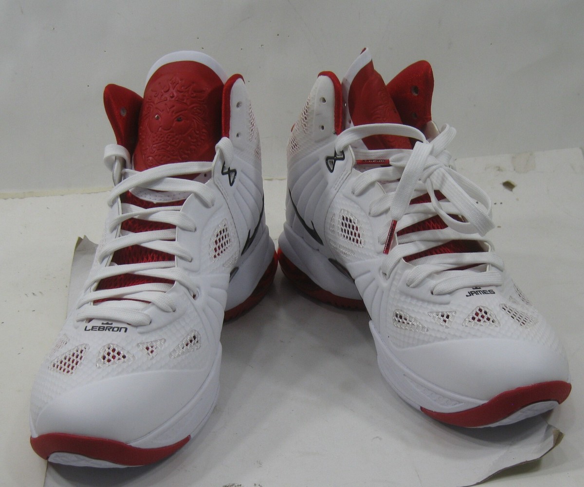 RARE🔥 NEW Nike LeBron 8 (VIII) PS White Black Sport Red 441946