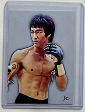 Bruce Lee Limited Edition Artist Signed "Martial Arts Legend" Trading Card 4/10