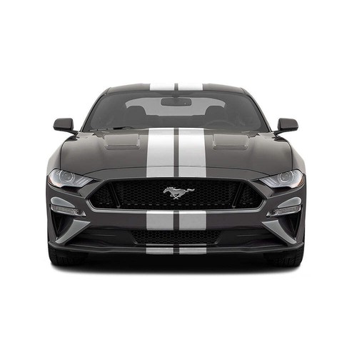 GT 500 Dual 11" Racing Stripes Self Healing Vinyl fits Ford Mustang 2015 to 2023 - Picture 8 of 16