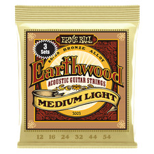 Ernie Ball Earthwood Medium Light 80/20 Bronze Acoustic Guitar Strings 3 Pack
