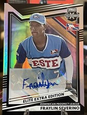 2022 Elite Extra Edition DPL #195 Fraylin Severino Auto Dominican Prospect