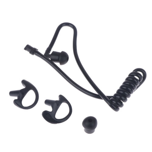Black Spring Air Tube Replacement Walkie Talkie Earphone Coil Acoustic Air T:ti - Picture 4 of 10