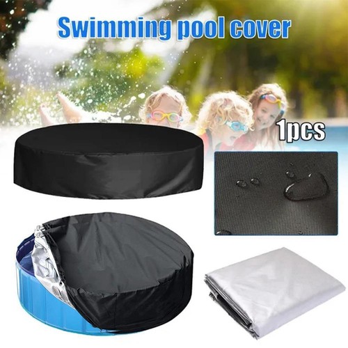 Foldable Dog Pool with Round Pool Cover Collapsible Cover' Pool Dog Pet X1S5 - Picture 3 of 19
