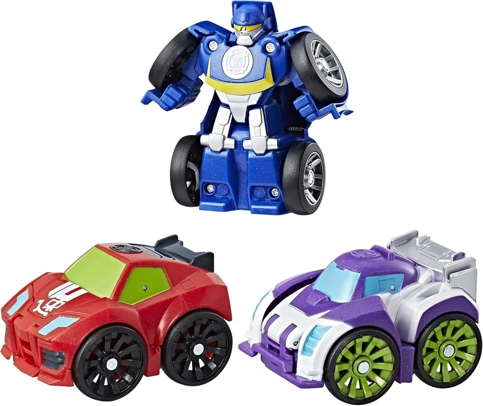 Hasbro Playskool Heroes Flip Racers Speedster Boulder Transformers Rescue Bots - Image 3 of 3