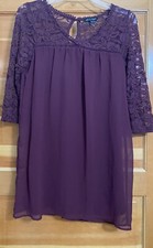 As U Wish Womens Large Longsleeve O Ring Lace Shift Midi Dress Workwear Formal