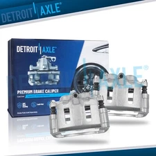 Pair Front Brake Calipers w/ Brackets for Jimmy Sonoma Blazer S10 Bravada Hombre