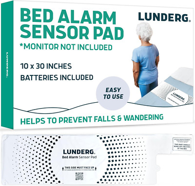 Bed Alarm Pad - Pager Not Included - Wireless Bed Sensor Pad (10  X 30 ) -  or E