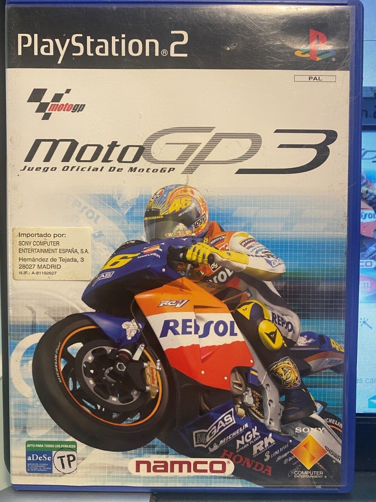 JOGO “MOTO GP3 EDIÇÃO PLATINA PS2 em segunda mão durante 8 EUR em