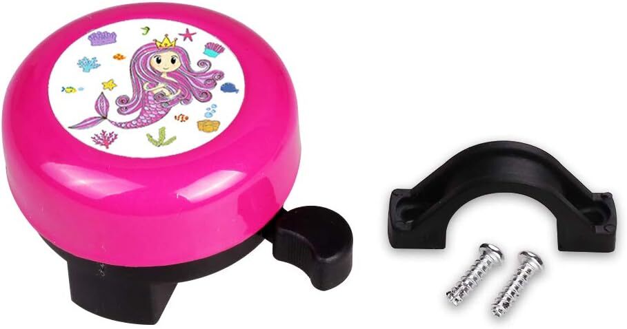 Cute Pink Unicorn Bike Bell for Girls | Safe Cycling | Fits 20-25mm Handlebar