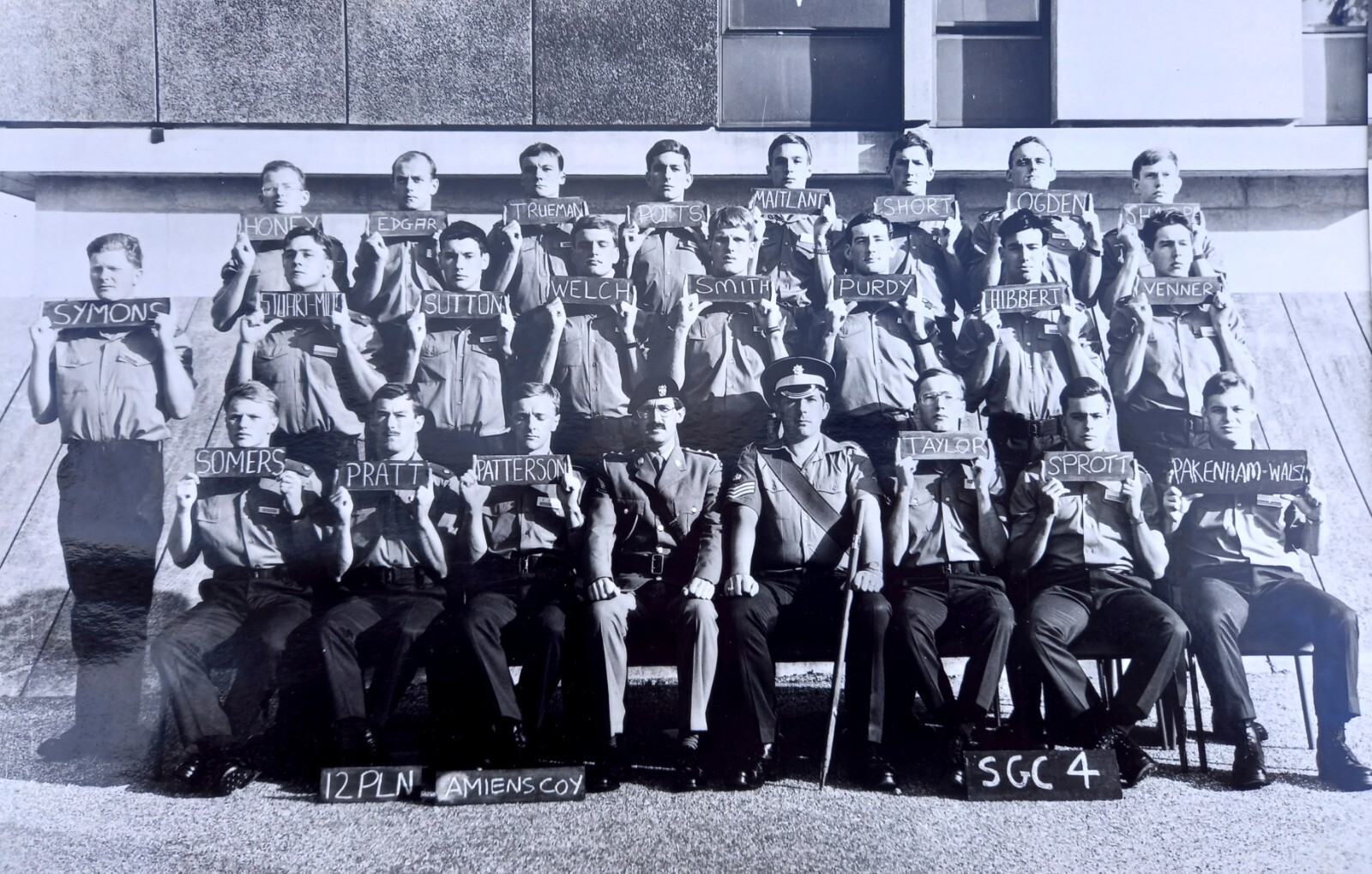 'RMA Sandhurst SGC4 12 Platoon Amiens Company' eBay