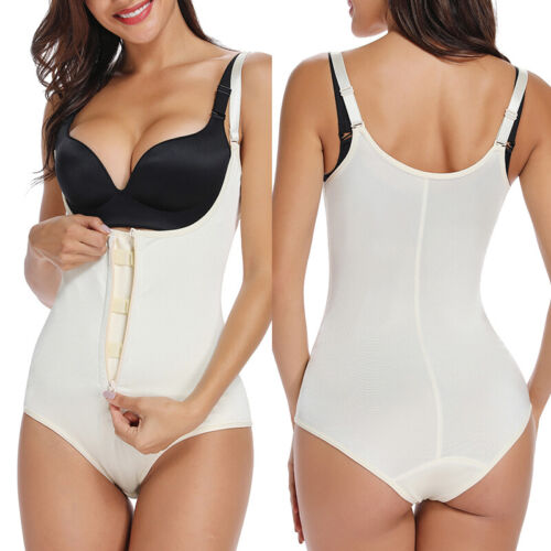 Laides Damen nahtloser Ganzkörpershaper Bauchkontrolle Shapewear Schlankheits-Body - Bild 34 von 91