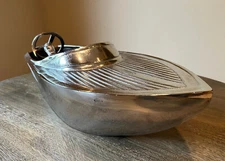 Large Vintage Style Chrome Power Boat Beer Champagne Beverage Ice Bucket Cooler