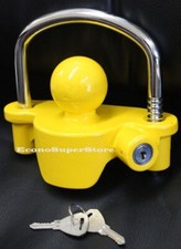 Anti Thief Rv Trailer Hitch Ball Coupler Lock Guard Out Towing Security Locks