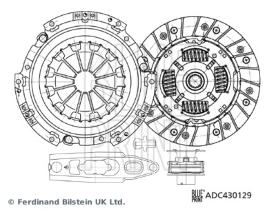 BLUE PRINT ADC430129 Kupplungssatz für MITSUBISHI,SMART