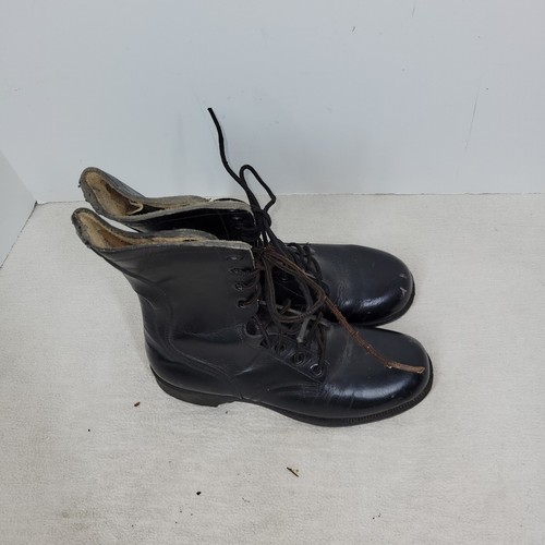 Vintage Genesco Military Boots Black Goth Gorpcore y2k Winter Fall Army Jungle - Picture 4 of 23