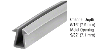 CRL D749M Verglasung Vinyl für 7/32" Glasstärke - 1000' Rolle grau - Bild 3 von 3