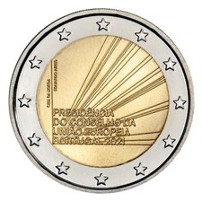 2 Euro PORTOGALLO 2021 PRESIDENZA DELL'UNIONE EUROPEA - 2 € commemorativo