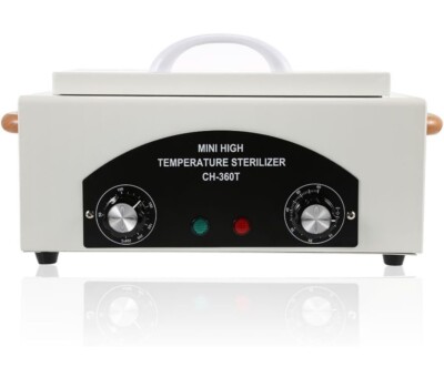 High Temperature Metal Tool Cleaning Box, 110V 300W 1.5L with Timer Manicure Ped
