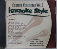 Country Christmas Volume 2 Christian Karaoke Style NEW CD G Daywind 6 Songs