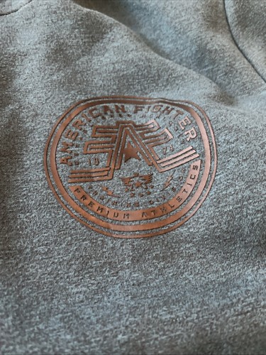 American Fighter Men’s Hoodie Lightweight Premium Athletic Medium Turquoise - Picture 2 of 8