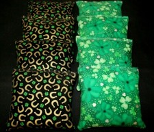 St Patrick Cornhole Bean Bags 8 ACA Regulation Bags Lucky Irish PARTY GAME 