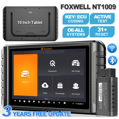 Foxwell Car Diagnostic Scan Tool ECU OBD2 Scanner Bidirectional 31+ Services