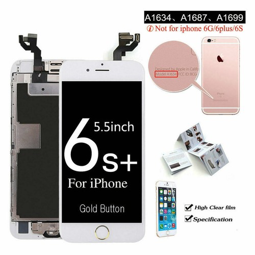 For iPhone 5s 6s 7 8 Plus LCD Display Touch Screen Digitizer with Button Camera - Picture 46 of 51
