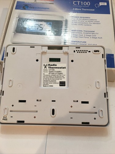 Radio Thermostat CT100 Z-Wave Thermostat. - Bild 5 von 11