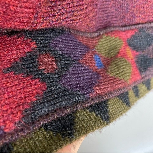 Peruvian Connection Cardigan Sweater Women Open Front Size XL Alpaca Wool Aztec - Picture 11 of 12