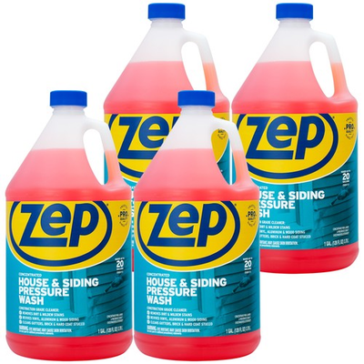 #ad Zep House and Siding Pressure Wash Cleaner 1 Gallon Case of 4 ZUVWS128 $49.99