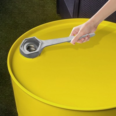 10 Inch Aluminum Bung Wrench 0.4 Lbs Dual Head Drum Cap Tool For 2'' & 3/4'' Caps