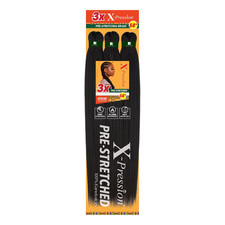 X-Pression Prestretched Braiding Hair - 3X Braid 58 Inch All Kanekalon Flame Ret