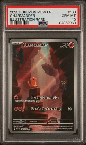 Charmander graded PSA 10 for sale on eBay