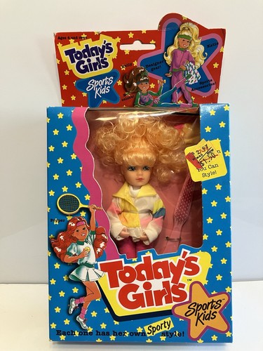 VINTAGE! 1988 Creata Today’s Girls Doll Katie Sporty Kids BRAND 🔥 NEW IN BOX! - Picture 1 of 5